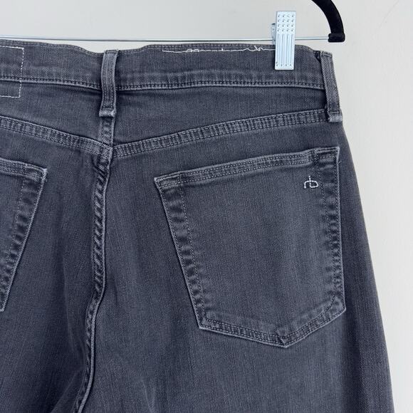 Rag & Bone Jeans Mens 32x34 Slim Fit 2 Gray Charcoal Button Fly Stretch - Picture 5 of 11